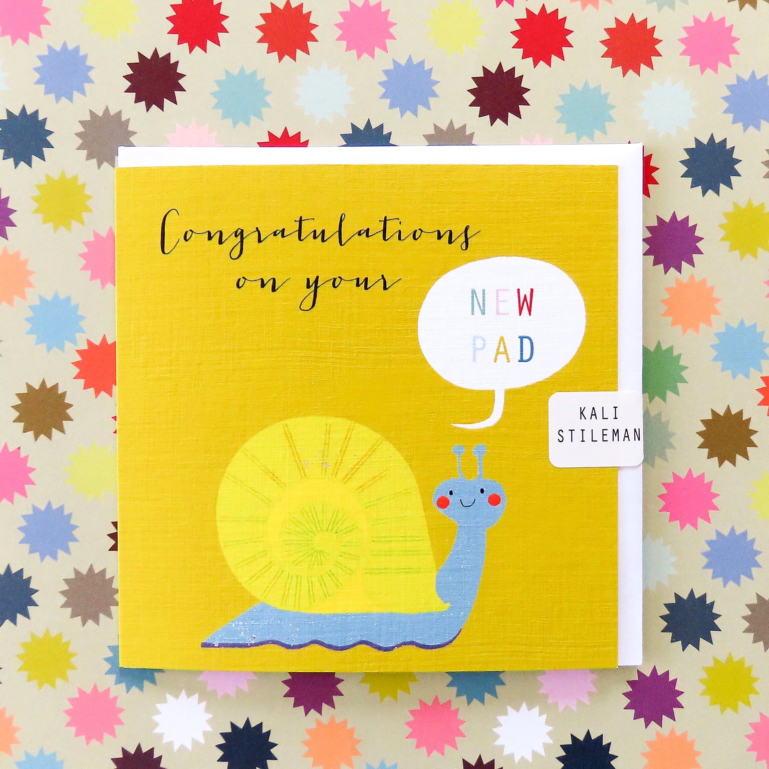 WO38 snail new home card