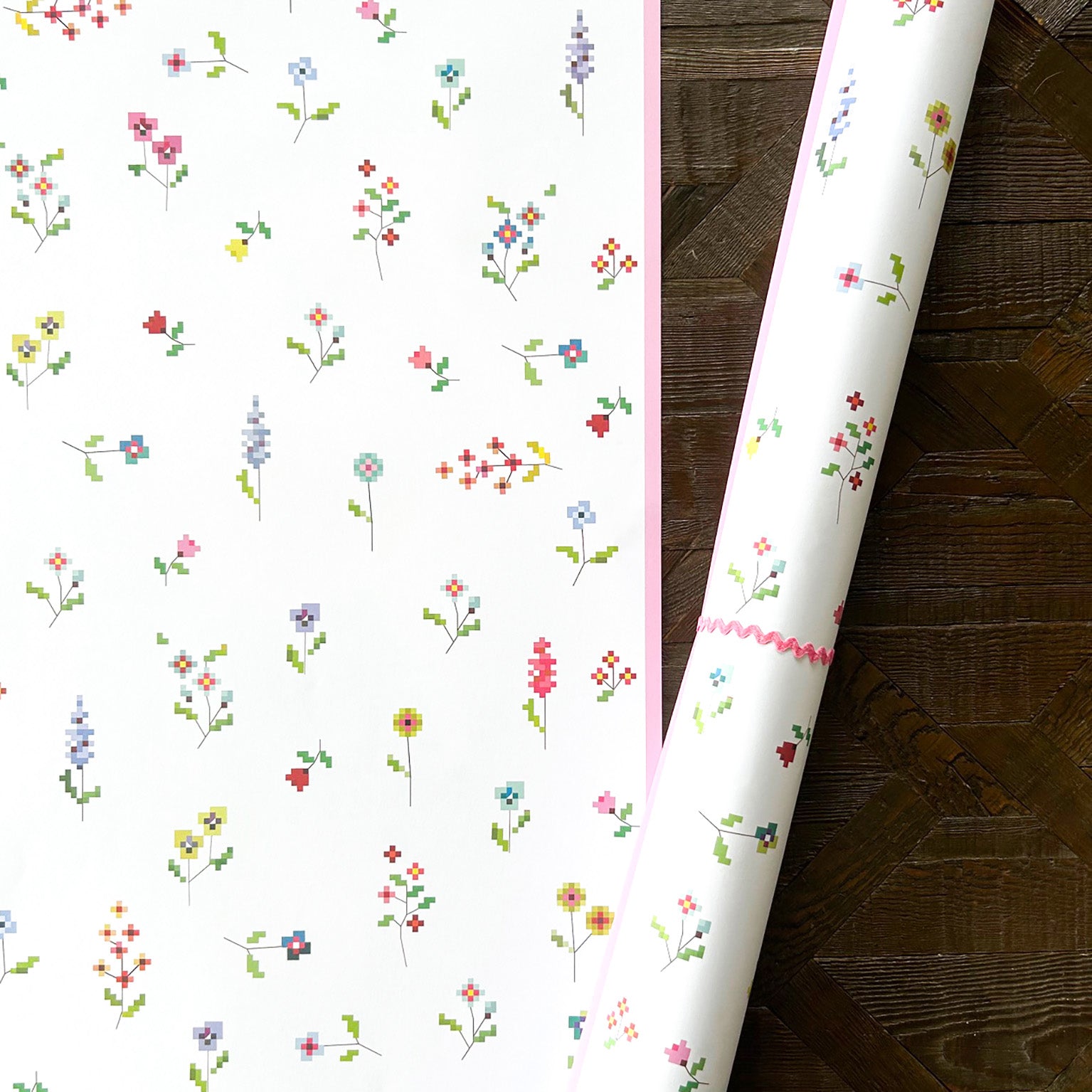 WP132 cross stitch wrapping paper