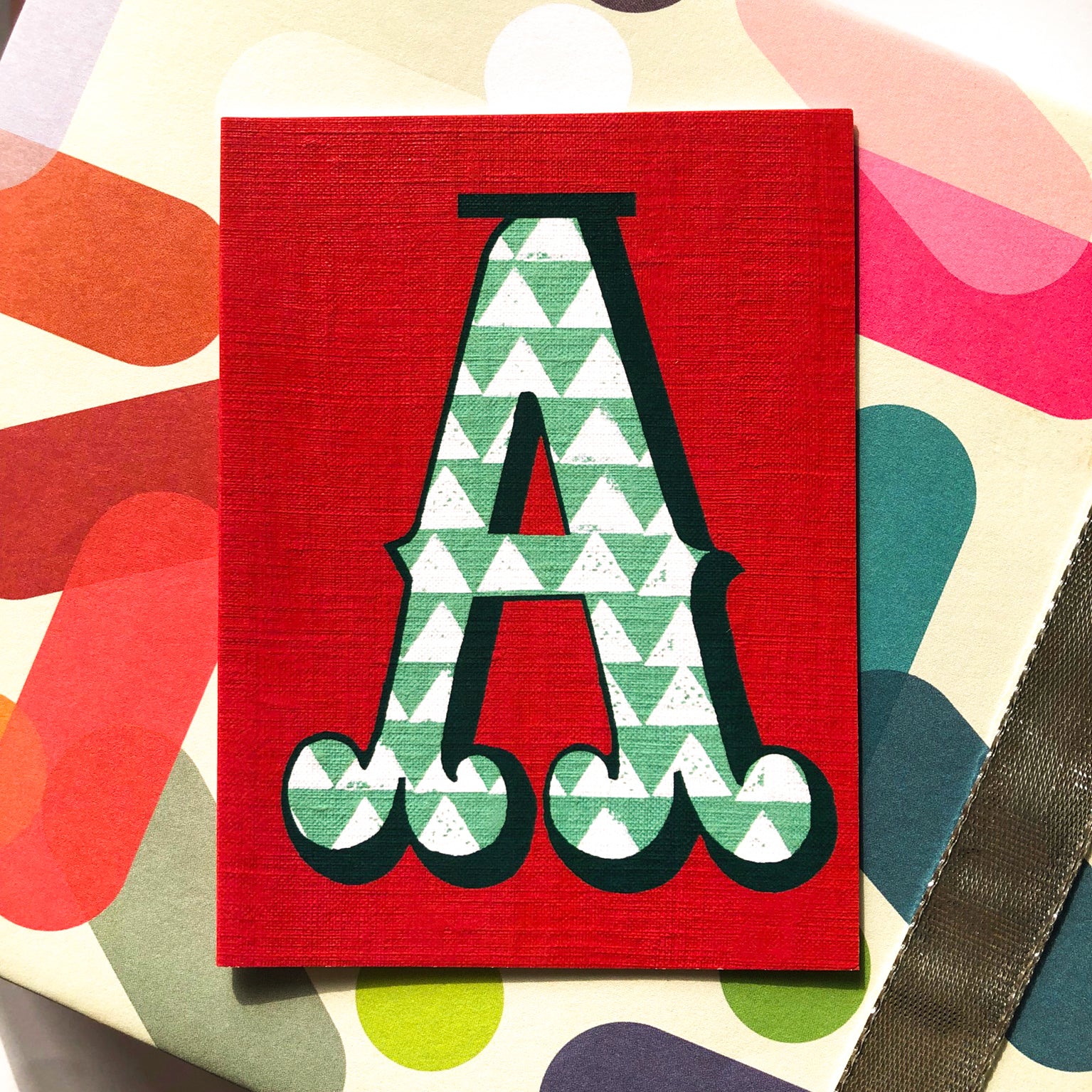 XA01 mini A alphabet card