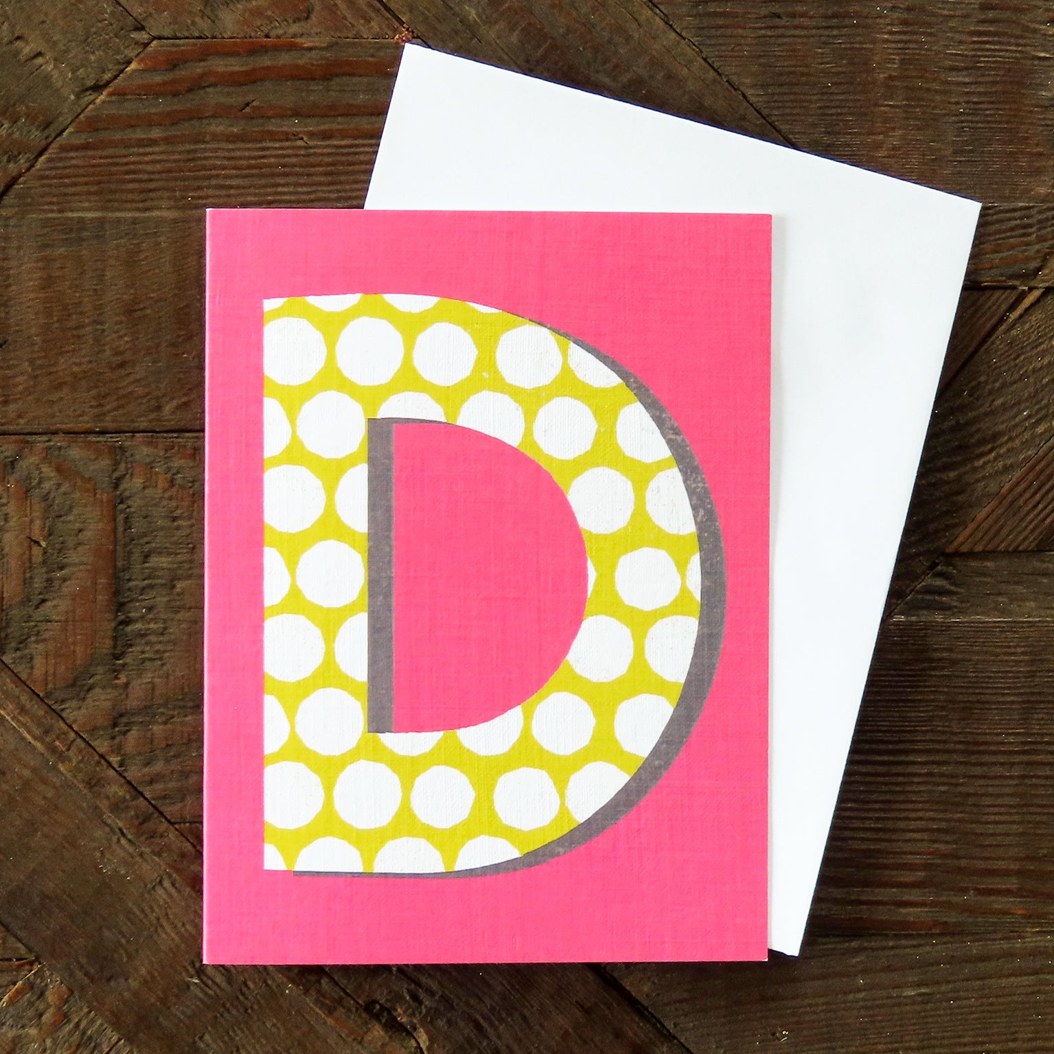 XA04 mini D alphabet  card