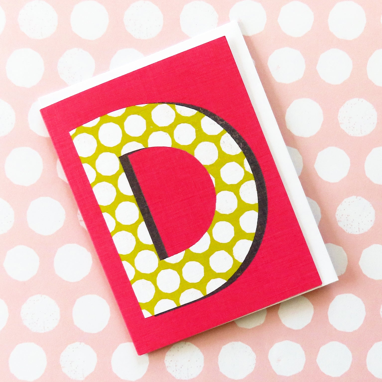 XA04 mini D alphabet  card