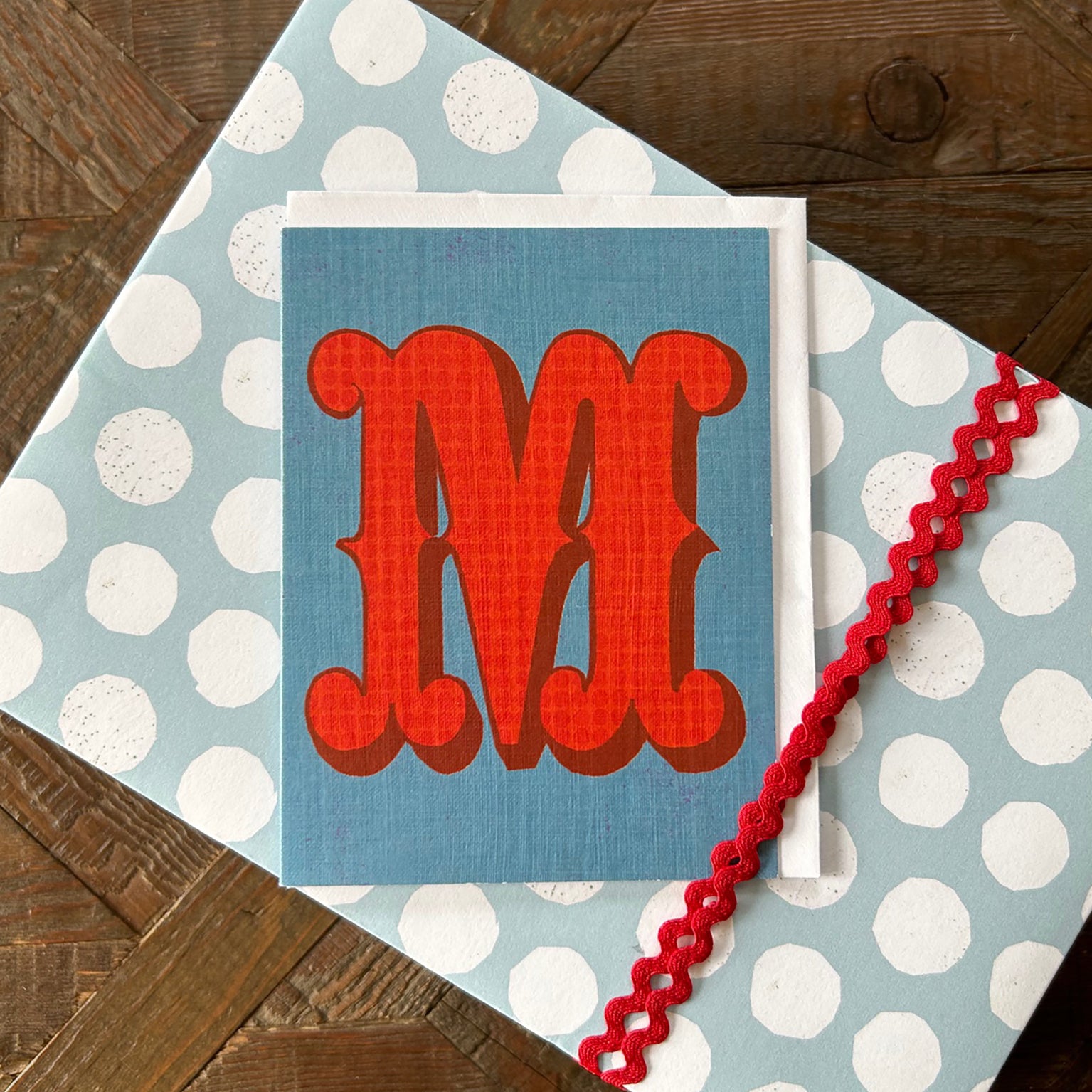 XA13 mini M alphabet card