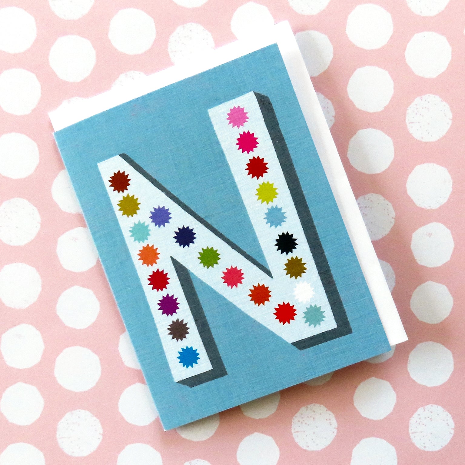 XA14 mini N alphabet card