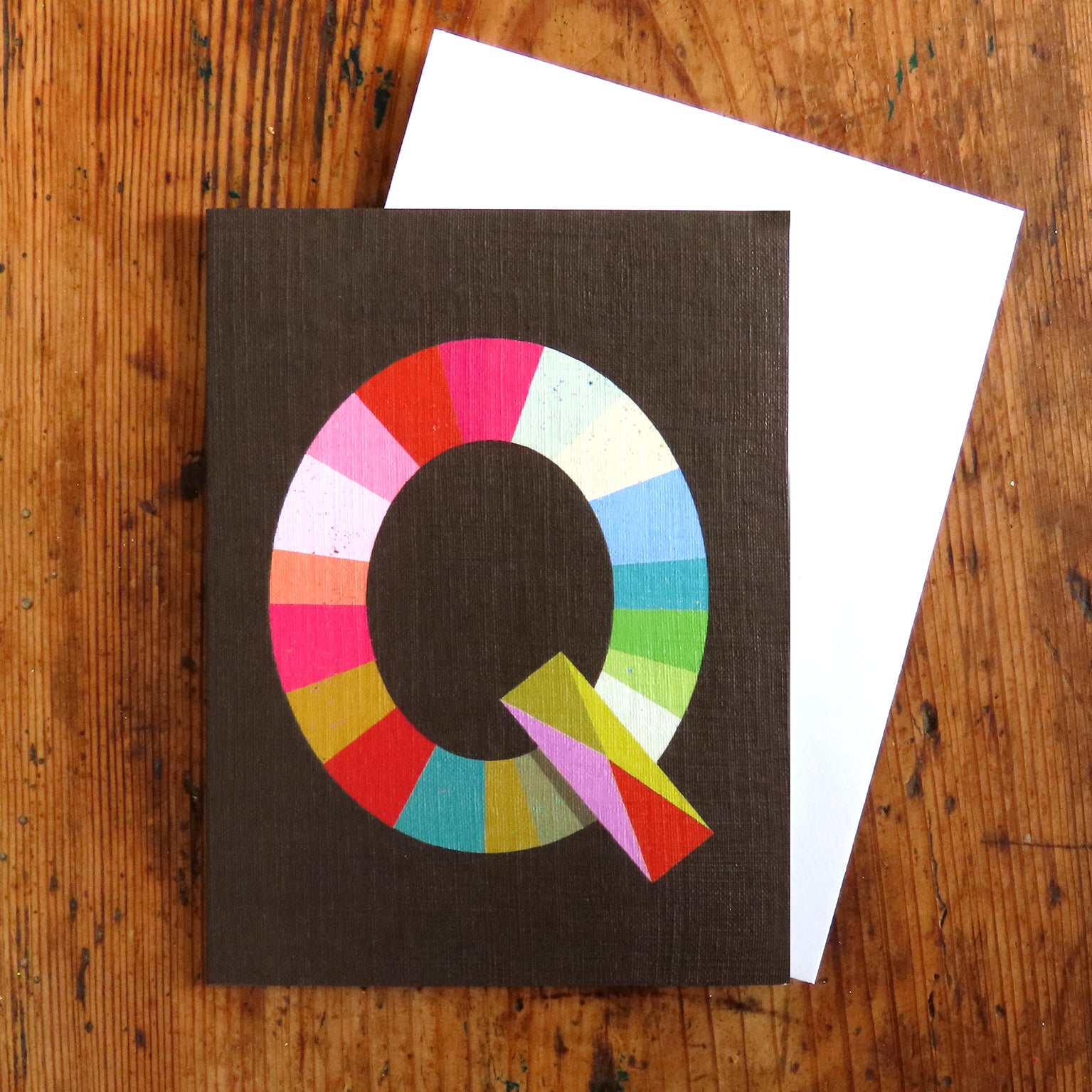 XA17 mini Q alphabet card