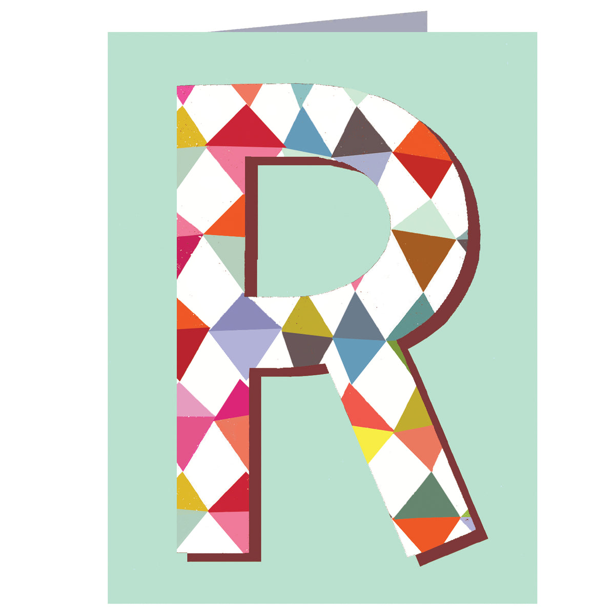 XA18 mini R alphabet card