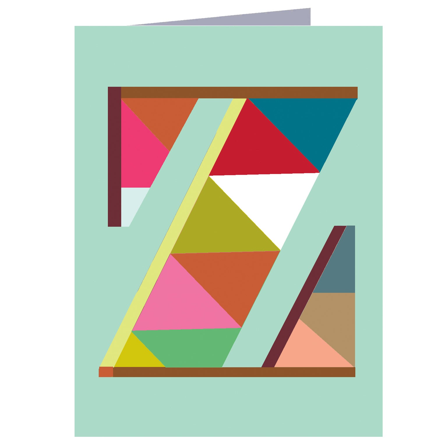 XA26 mini Z alphabet card
