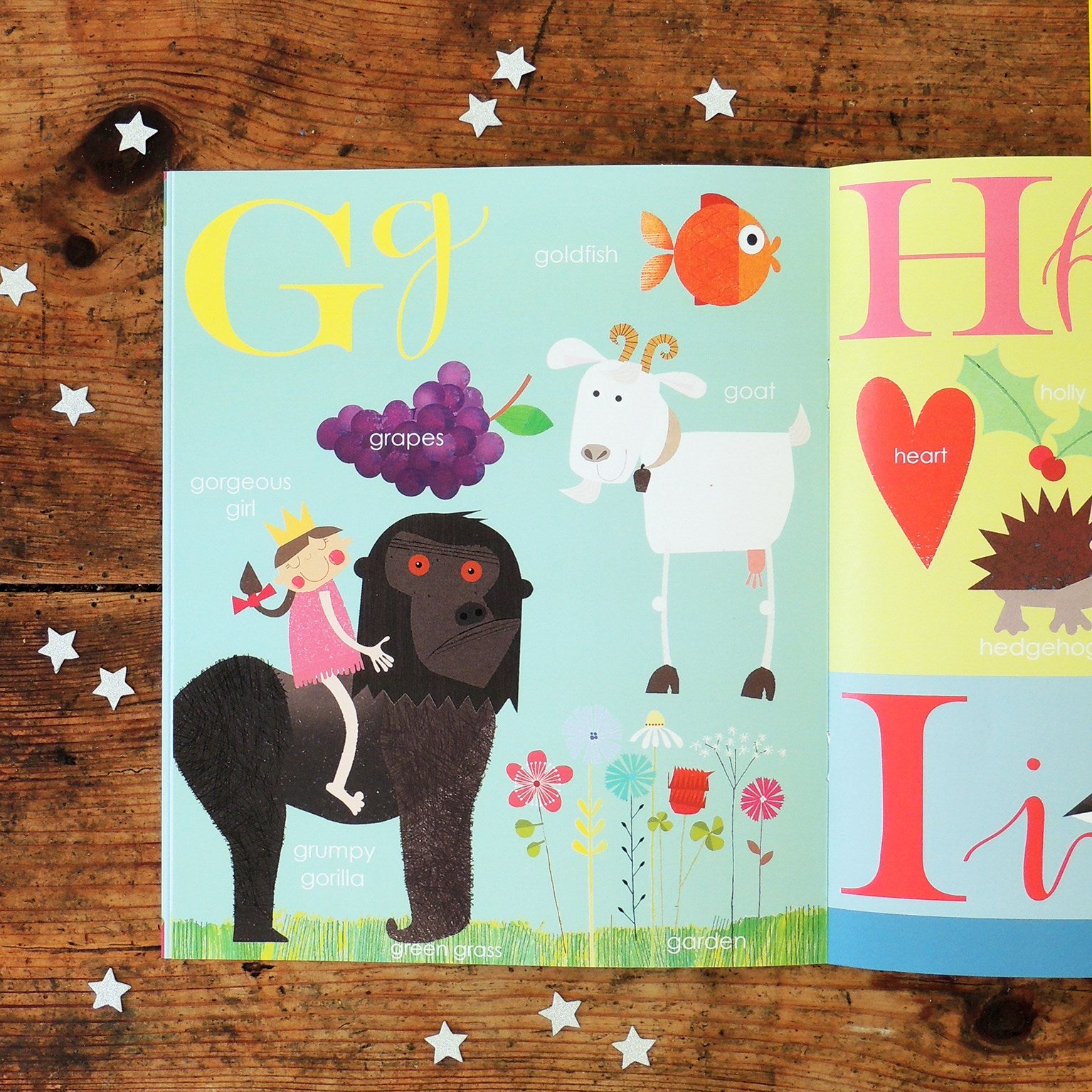 BK01 personalised Christmas alphabet book