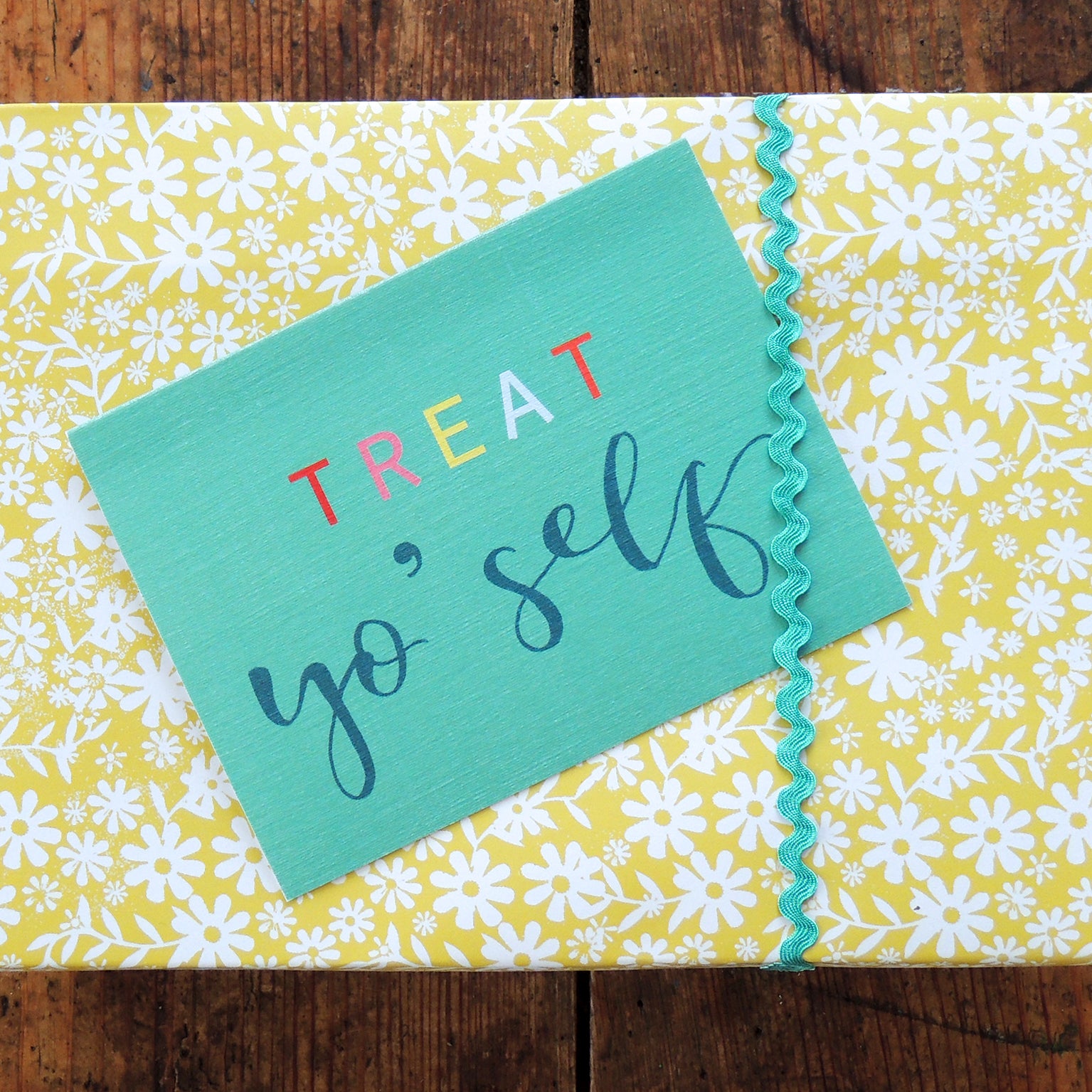 KBW11 mini treat yo'self card