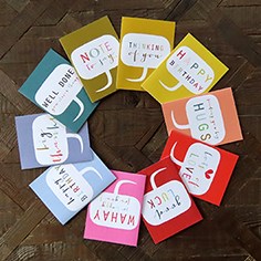 TWB05 mini new baby card