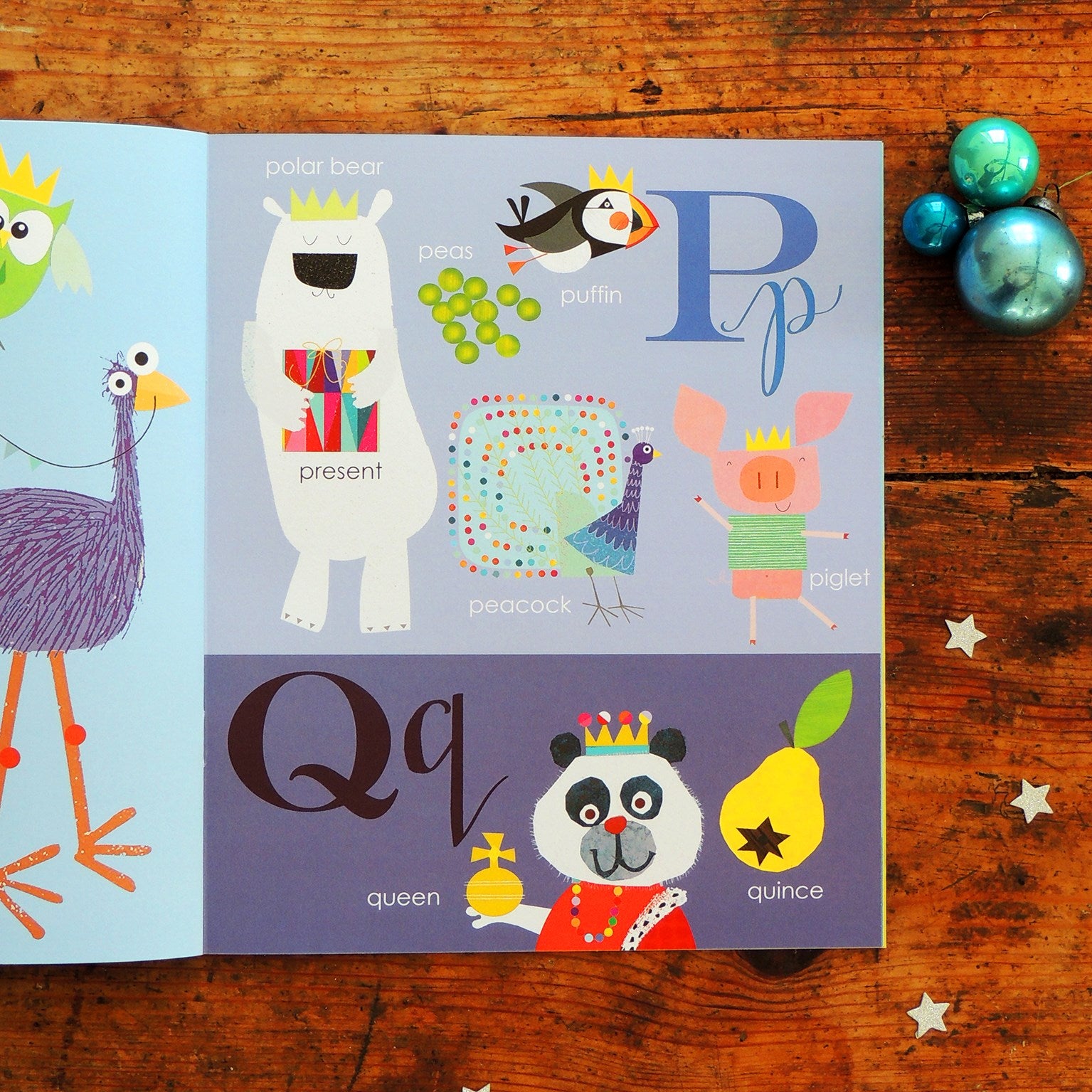 BK01 personalised Christmas alphabet book