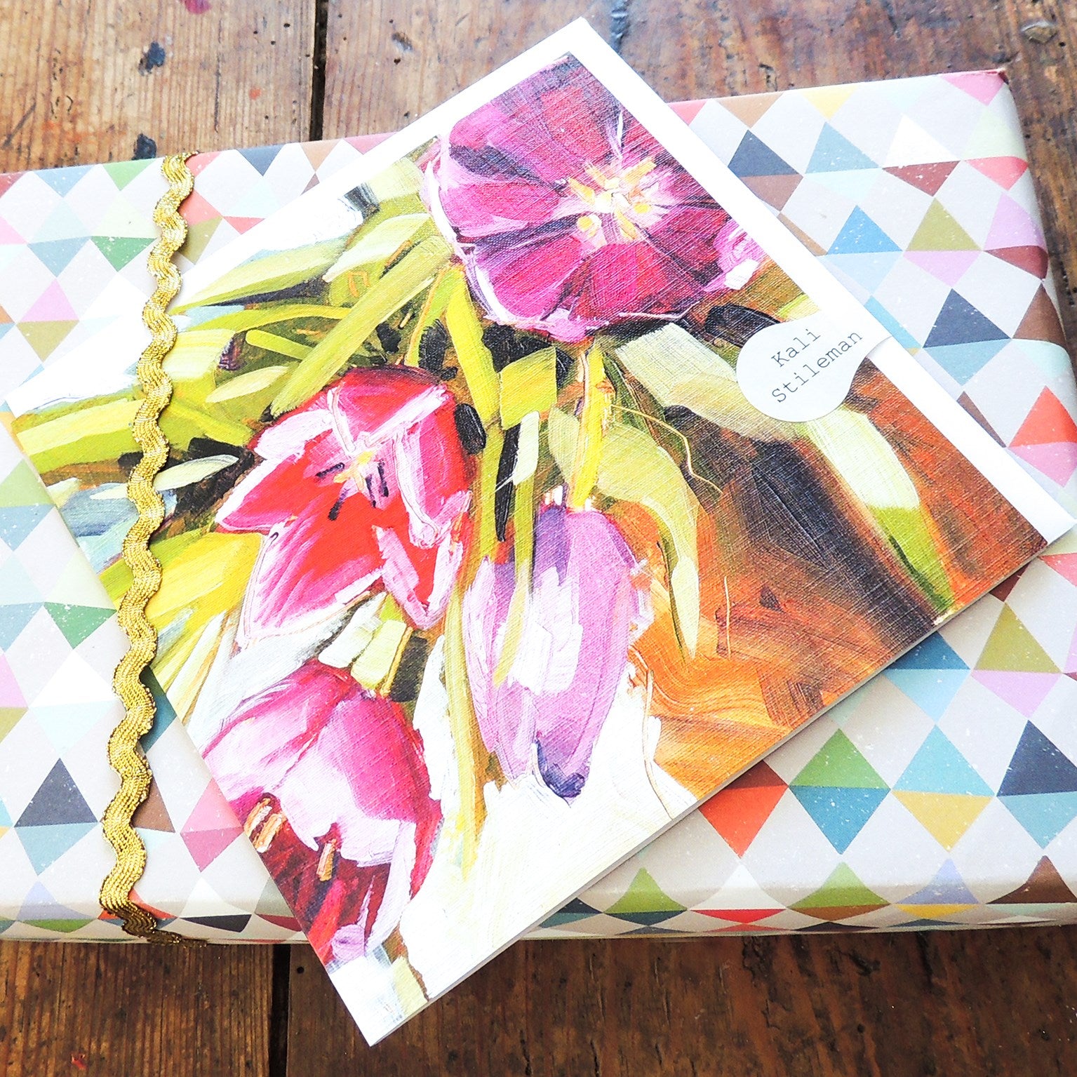 SF13 tulips greetings card