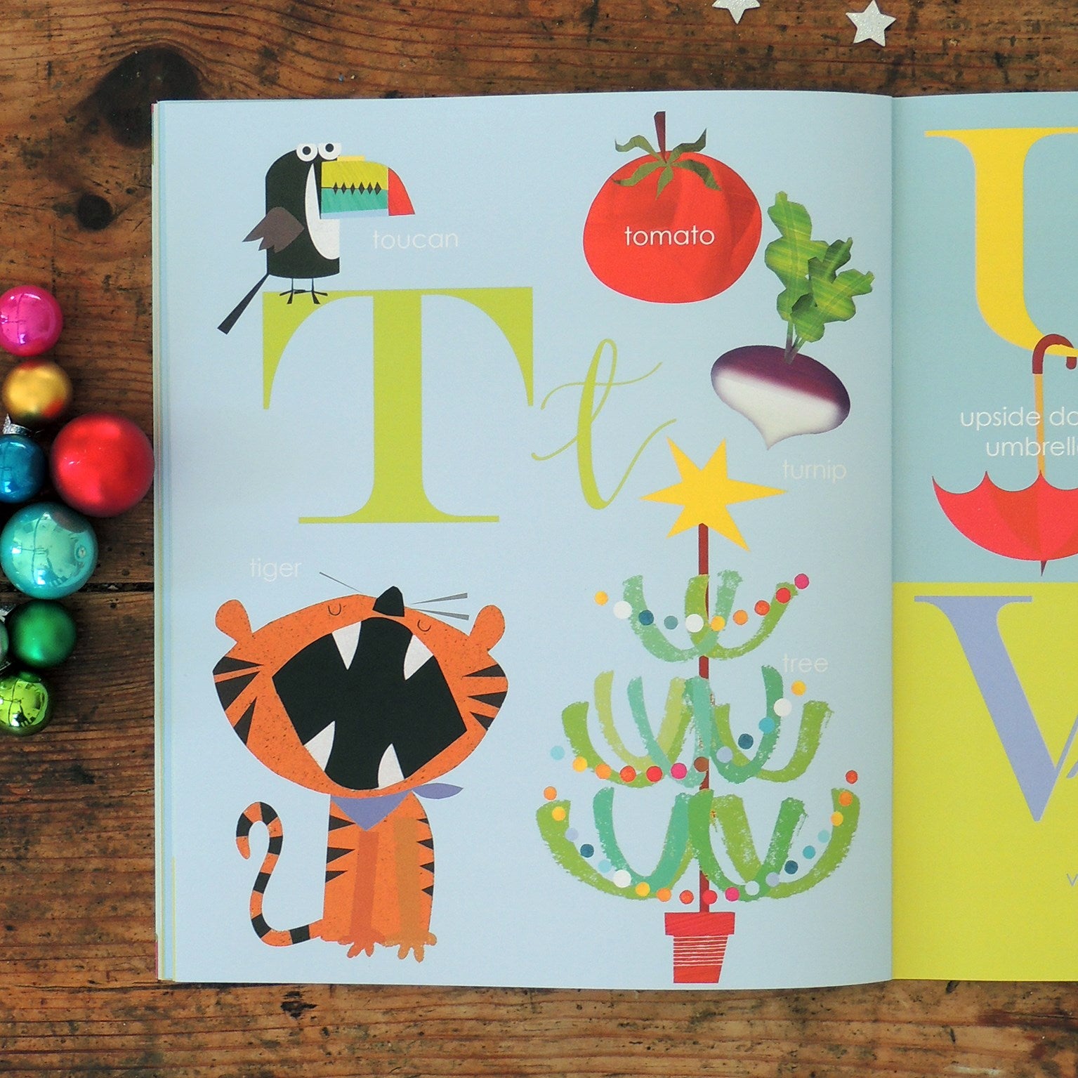 BK01 personalised Christmas alphabet book