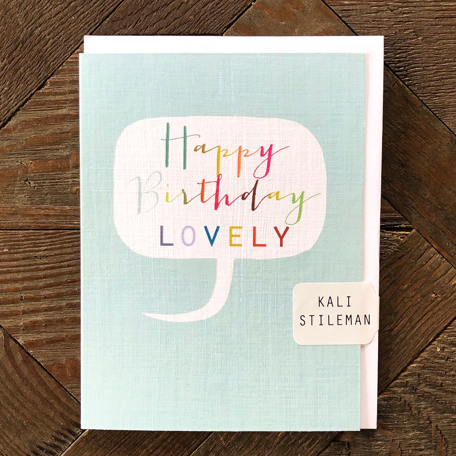 TW424 mini happy birthday lovely card
